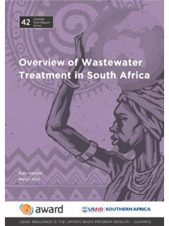 Overview of Wastewater Treatment in South Africa - AWARD