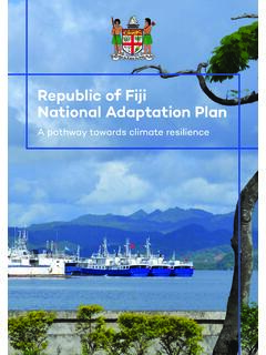 Republic of Fiji National Adaptation Plan - UNFCCC
