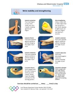 Wrist Stability and Strengthening Exercises