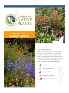 CALIFORNIA NATIVE PLANTS - BeWaterwise.com